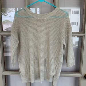 Open Back Sparkly Sweater